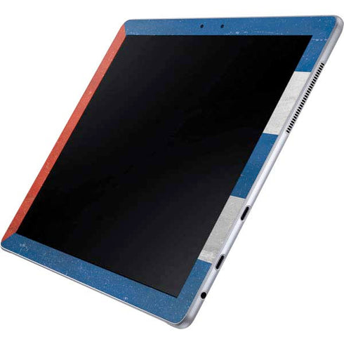 Cuban Flag Distressed Galaxy Book 12in Skin